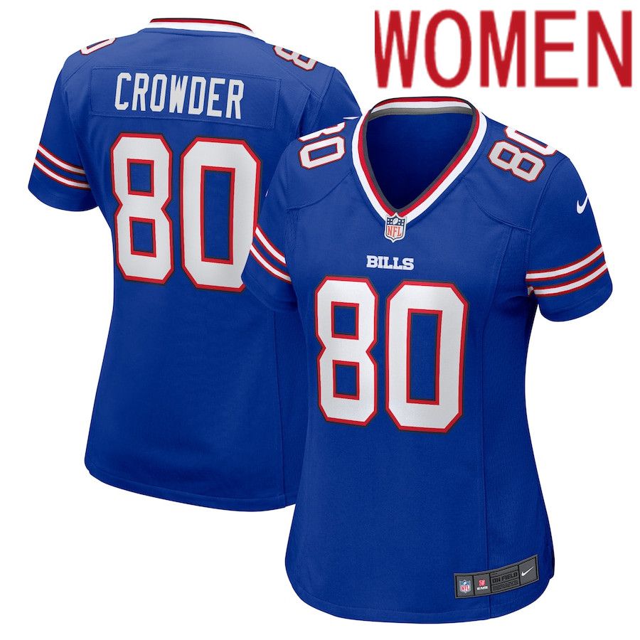 Women Buffalo Bills #80 Jamison Crowder Nike Royal Game NFL Jersey->indianapolis colts->NFL Jersey